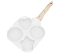 4 Padella Per Uova - Padella Per Colazione Multisezione, Stampo Per Uova Antiaderente | Utensili Da Cucina Durevole, Vassoio Da Cottura Rapida, Sezione Di Patatine Rotonde, Casseruola Frittata
