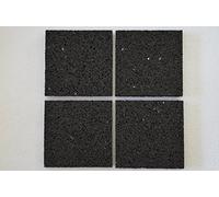 4 Pads/pezzi in 10 mm/100 X 100 mm, Smorzatore, daempfungspads, Base per lavatrice