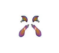 4 pagaie posteriori in metallo per controller PS5 DualSense Edge, pagaie posteriori di ricambio per controller Dualsense Edge PS5, parti posteriori intercambiabili in metallo per controller Dualsense