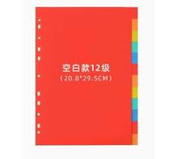 4 Pagine Indice, Divisori Per Cartelle, Impermeabili E Antivegetativi, Strumenti Di Ordinamento Dei Documenti, Adatti Per La Classificazione Dei Dati E L'Archiviazione Dell'Ufficio.