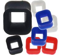 (4 paia) 6g 4mm 4g 5mm 2g 6mm 0g 8mm 00g 10mm 26mm silicone Flesh Tunnel tappi per le orecchie