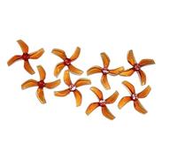 4 paia 8 pezzi D51 2020 2 pollici 2x2x4 50,3 mm eliche for PC a 4 pale albero da 1,5 mm for RC FPV Racing Freestyle Tinywhoop BETA85X Drone(Whisky)
