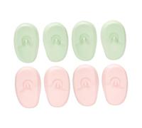 4 Paia Copriorecchie in Silicone, Impermeabili, per Tintura Chioma | Resistenti al Calore, per Tintura e Permanente, Protezione Auricolare, Adatti a Donne e Uomini