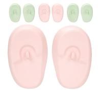 4 Paia Copriorecchie Tinta Chioma in Silicone, Protezione Termica
