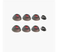 4 paia di auricolari in silicone di ricambio Adatto per JBL Tune Flex Auricolari Coperture Tune Flex Tappi per le orecchie Auricolare Accessori (Black)