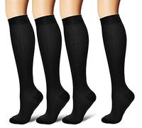 4 paia di calze a compressione, calze a compressione, calze a compressione, calze a compressione, calze da corsa, calzini da uomo, per sport, medi,