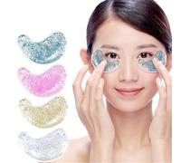 4 paia di cerotti in gel per occhi, riutilizzabili, cuscinetti rinfrescanti per occhi caldi e freddi, per occhiaie, occhiaie, borse sotto gli occhi e rilassano gli occhi