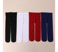 4 paia di collant da danza per ragazze, in morbido e aderente materiale vellutato versatile, adatti per la pratica di danza delle ragazze 8-12Y,0-6M,6-12M,1-2Y,2-3Y,12-16Y,3-8YBlocchi di coloreTessuto