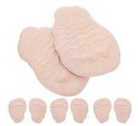 4 paia di cuscinetti metatarsali riutilizzabili in gel per tallone alto,