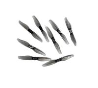 4 paia di eliche 3018 da 3 pollici, 3x1,8, 1,5 mm, 2 mm, a 2 pale, for drone RC, quadricottero, FPV, da corsa, pezzi di ricambio fai da te(Clear Gray 1.5mm)