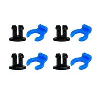 4 paia di fibbie per tubi Bowden per estrusori per stampanti, connettori di linea Bowden per gli appassionati di stampa, raccordi per tubi Bowden