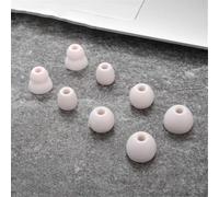 4 paia di gommini di ricambio in silicone per auricolari Beats Flex/X/Powerbeats Pro, con montaggio sul collo, antiscivolo, comodi e sicuri per lo sport, colore bianco