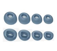 4 paia di gommini di ricambio per auricolari JBL Live Buds 3/Live Beam 3, in silicone, per cuffie Bluetooth, accessori (blu)