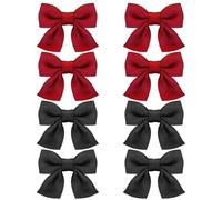 4 Paia Fermagli Per Capelli Con Fiocco, Fermagli Per Capelli Carini Per Bambini, Accessori Per Capelli Fermagli Per Capelli, Fermagli Per Capelli Antiscivolo, Accessori Per Abbigliamento
