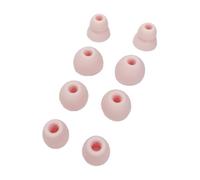 4 Paia Gommini per Beats Powerbeats Pro/3/4, 4 Misure Auricolari di Ricambio in Silicone per 4mm Auricolari In-Ear (Rosa)
