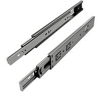 4 paia Guide ad estrazione totale Caricabili fino a 45 kg con dispositivo di autochiusura Lunghezza 250 mm Altezza 45 mm di SOTECH lo Specialista delle guide per cassetti