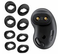 (4 paia - Nero) Compatibile con auricolari Bluetooth Samsung Galaxy Buds Live, auricolari lavabili, custodia per auricolari