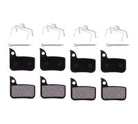 4 Paia Pastiglie Freno a Disco per Bici - Compatibili con SRAM e AVID (HRD, Rival, Red, Force, Level TLM/Ultimate, S700, S900) - Mescola Semi-Metallica ad Alte Prestazioni per Bici da Corsa e Gravel