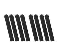 4 Paia Punte delle Tempie di Ricambio in Silicone Nero Antiscivolo | Copri Aste per Montaggio Rapido, Compatibili, Comfort Migliorato, Set da 4 Paia