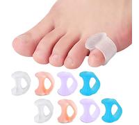 4 Paia Separatore Dita Piedi, Separatori Dita Piedi, Separa Dita Piedi, Protezione Dito del Piede, Piccoli Raddrizzatori a Martello, Per Evitare Sfregamenti E Alleviare La Pressione (4 Colori)