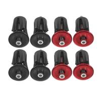 4 Paia Tappi Terminali Manubrio Bici Regolabili 17-22mm in Lega | Alluminio e Plastica, per Bici da Strada e Città, Montaggio Rapido, Protezione da Polvere e Acqua