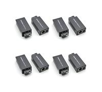 4 Paio Gigabit 100/1000M A/B SC Ethernet nel Fibra Convertitore Multimediale Ricetrasmettitore Ottico RJ45 nel Fibra 20KM