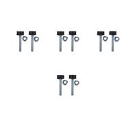 4 Pairs Gomma Tampone Paraurti Passacavo in Per Cofano Auto Motore