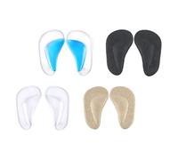 4 Pairs Kids Arch Support Pads Orthopedic Orthotic Arch Support Shoe Insoles Flat Foot Flatfoot Correction Shoe Insoles Cushion Inserts Size L