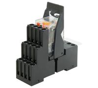 4 Palo Interfaccia din Ferroviario Modulo Relè Test Bottone Bandiera Frecce 240V