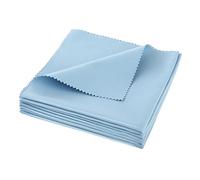 4 panni di lucidatura blu per flauto trasversale, panno per la pulizia dell'argento e del flauto, cotone per strumenti musicali