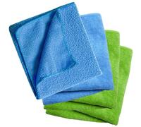 4 panni in bambù di cotone, 30 x 38 cm, panni in bambù, assorbenti, panni per la pulizia in microfibra, panni riutilizzabili per superfici lucide, per pulire e spolverare