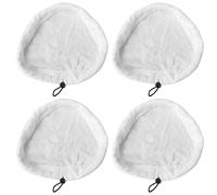 4 Panni in microfibra per pulitore a vapore - Set panno per pulire vetri interni auto - Strofinacci ricambi,Stracci lavabili per Tutti i Pavimenti