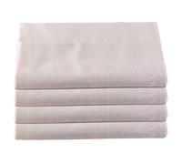 4 panni in mussola di cotone non sbiancato, 50 x 50 cm, garza riutilizzabile per filtrare latte, succhi di frutta, tè, cucina, sacchetti filtro per la produzione di birra fatta in casa