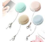 4 panni per la pulizia dello schermo del telefono, 2026, strumento portatile per la pulizia dello schermo, multifunzione per ufficio o viaggi, rimozione della polvere compatta