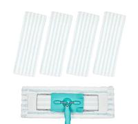 4 panni per Leifheit Profi XL Micro Duo/Profi XL Cotton Plus, rivestimento di ricambio per levigatura, rimozione rapida delle macchie, rivestimento di ricambio efficiente in microfibra per tutti i