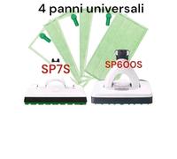 4 PANNI PER PULILAVA LAVAPAVIMENTI SP600S SP 7 Universale NUOVO
