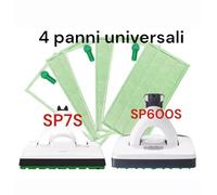 4 PANNI STRACCI PULILAVA FOLLETTO SP600s SP7s VK220s VK7s UNIVERSALI SOFT