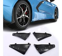 4 parafanghi anteriori e posteriori compatibili con Chevrolet Corvette C8 2020 2021 2022 parafanghi paraspruzzi senza foratura richiesta..