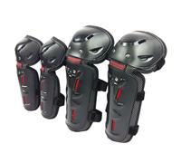 4 × Parastinchi per ginocchiere per gomiti e ginocchiere per motociclette