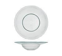 H&H Set 4 Pastabowl Nettuno Vetro, Trasparente, Cm 25 - vetro 7216029