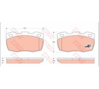 4 PASTIGLIE FRENI PATTINI TRW GDB1452 PER LAND ROVER DEFENDER TD4 WVA 21519