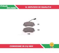 4 PASTIGLIE FRENO ANTERIORI ASHIKA 50-01-156