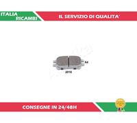 4 PASTIGLIE FRENO ANTERIORI ASHIKA 50-02-2016