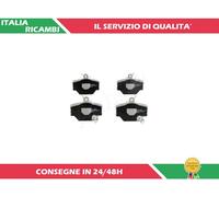 4 PASTIGLIE FRENO ANTERIORI ASHIKA 50-0M-000