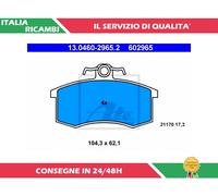 4 PASTIGLIE FRENO ANTERIORI ATE 602965