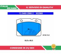 4 PASTIGLIE FRENO ANTERIORI ATE 602966