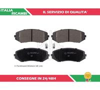 4 PASTIGLIE FRENO ANTERIORI BLUE PRINT ADK84234