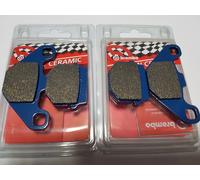 4 PASTIGLIE FRENO ANTERIORI BREMBO BLU CARBON 07KA0717 E-TON VXL VECTOR 250 2014