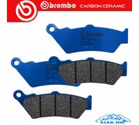 4 PASTIGLIE FRENO ANTERIORI BREMBO CARBON APRILIA ETV CAPO NORD-ABS 1000 2005