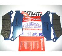 4 PASTIGLIE FRENO ANTERIORI BREMBO CARBON APRILIA ETV CAPO NORD-ABS 1000 2006